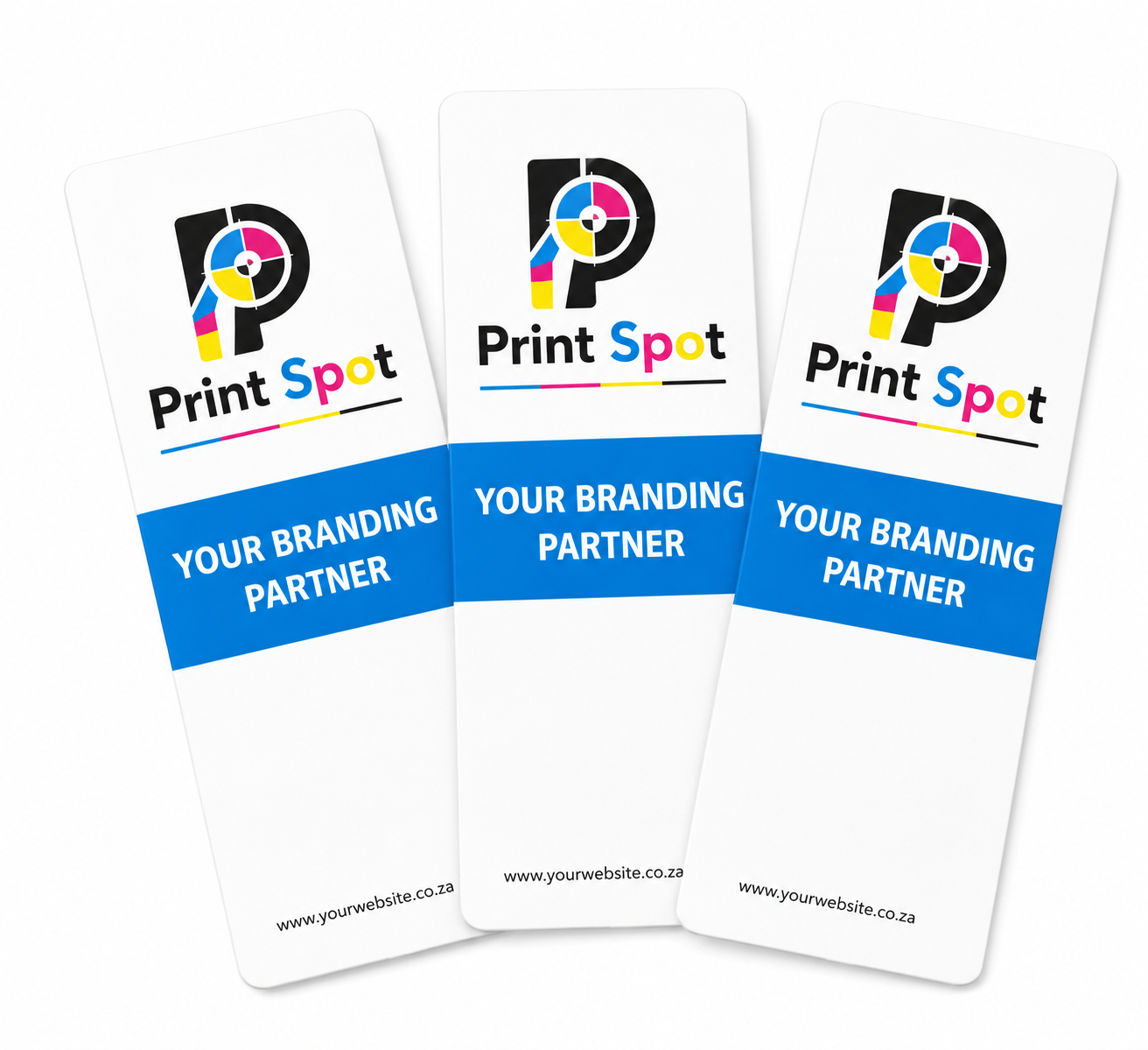 Bookmarks (5 × 15 cm | Full Colour | 350 gsm Gloss or Matt)